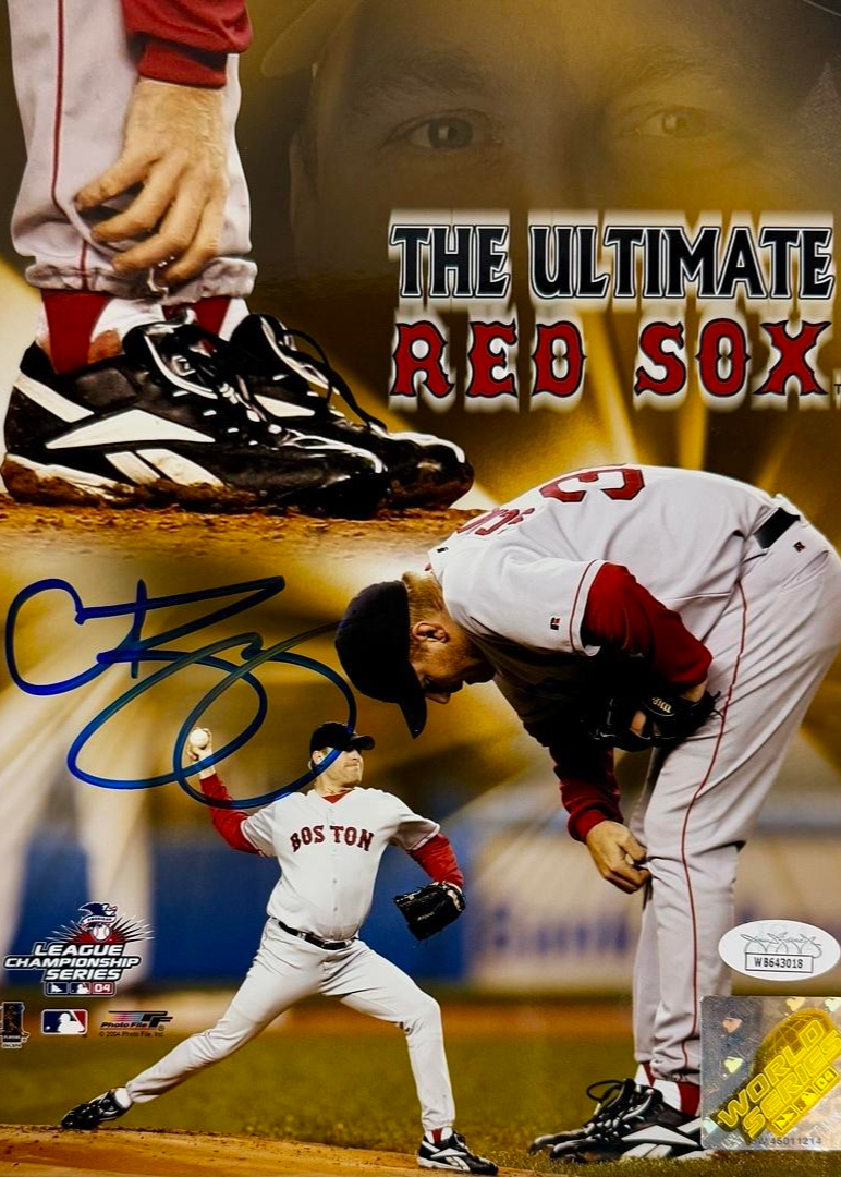 Curt Schilling Signed 8x10 Photo Boston Red Sox (2004 World Series) - JSA COA